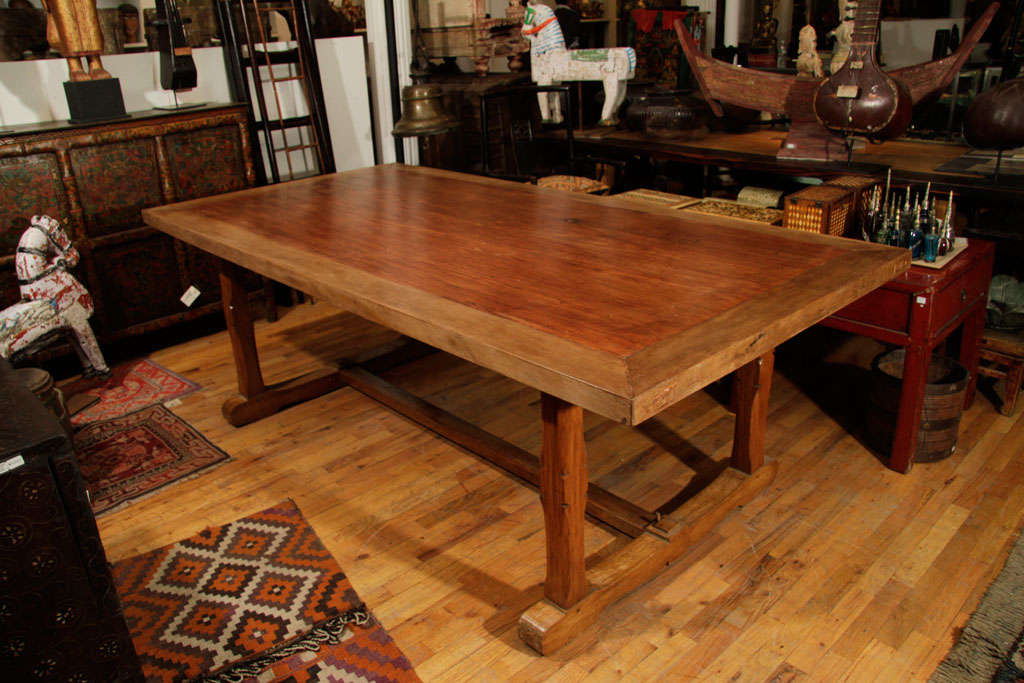 Rosewood & Ironwood Frame Dining Table